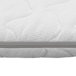 Sur-matelas 90 x 200 cm Mousse à mémoire de forme Visco 6 cm 