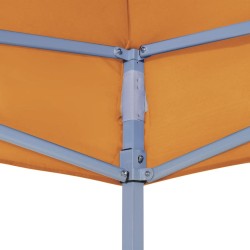 Toit de tente de réception 6x3 m Orange 270 g/m² 