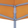 Toit de tente de réception 6x3 m Orange 270 g/m² 