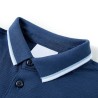 Polo pour enfants bleu foncé 140 