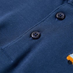 Polo pour enfants bleu foncé 140 