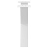 Pieds de table basse en forme de X, 2 pièces, blanc, 50 x (42-43) cm, acier 