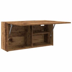 Armoire murale de bain vieux bois 80x25x40 cm bois d'ingénierie 