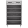 Armoire à chaussures sonoma gris 60x35x105 cm bois d'ingénierie 