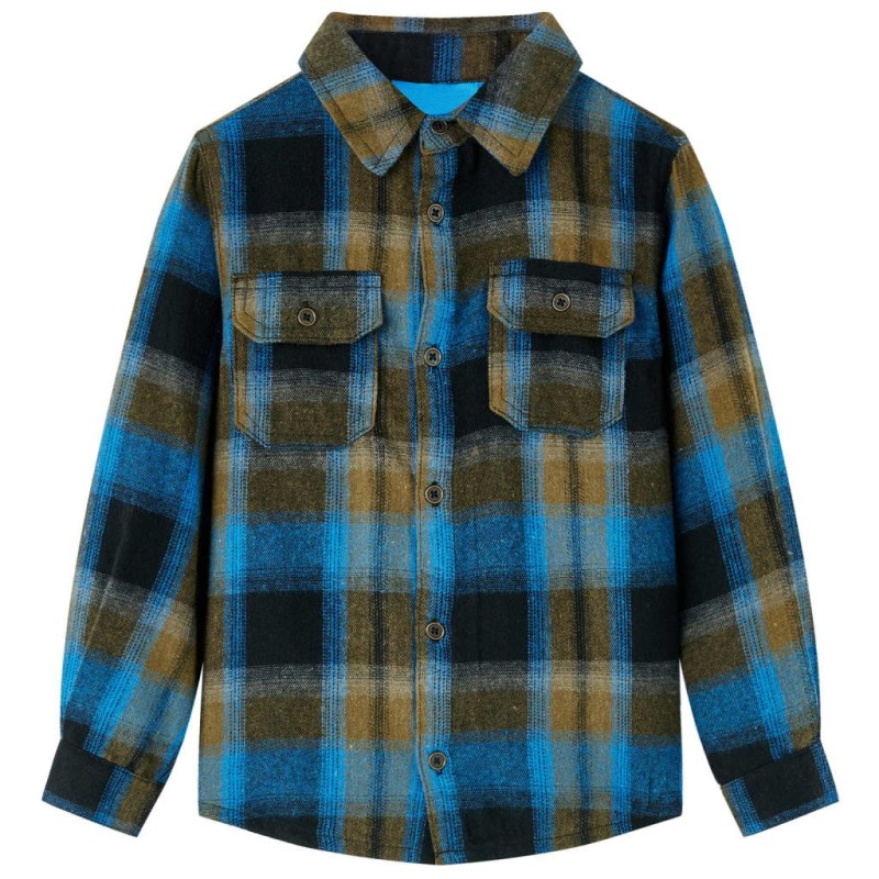 Chemise pour enfants à col rabattu 140 