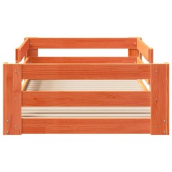 Cadre de lit sans matelas cire marron 90x200 cm bois pin massif 