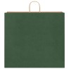 Sacs en papier 250 pcs avec poignées vert 54x15x49 cm 