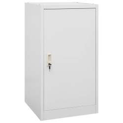 Armoire à selles Gris clair 53x53x105 cm Acier   