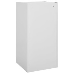 Armoire à selles Gris clair 53x53x105 cm Acier   