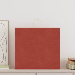 Sacs en papier 250 pcs avec poignées rouge 54x15x49 cm 
