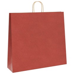 Sacs en papier 250 pcs avec poignées rouge 54x15x49 cm 