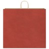 Sacs en papier 250 pcs avec poignées rouge 54x15x49 cm 