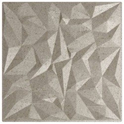 Panneaux muraux 48 pcs béton 50x50 cm XPS 12 m² améthyste 