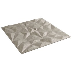 Panneaux muraux 48 pcs béton 50x50 cm XPS 12 m² améthyste 