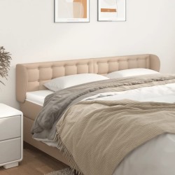 Tête de lit avec oreilles Cappuccino 183x23x78/88 cm Similicuir 