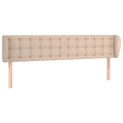 Tête de lit avec oreilles Cappuccino 183x23x78/88 cm Similicuir 