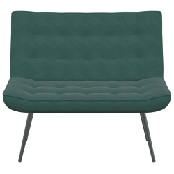 Banc gris foncé 110x74x84 cm velours 