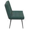 Banc gris foncé 110x74x84 cm velours 