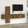 Ensemble de meubles TV 5 pcs Chêne fumé Bois d'ingénierie 