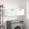 Armoire murale blanc 100x36,5x35 cm bois d'ingénierie 