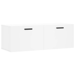 Armoire murale blanc 100x36,5x35 cm bois d'ingénierie 