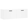 Armoire murale blanc 100x36,5x35 cm bois d'ingénierie 