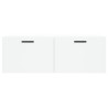 Armoire murale blanc 100x36,5x35 cm bois d'ingénierie 