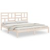 Cadre de lit sans matelas bois massif 180x200 cm 