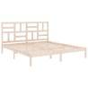 Cadre de lit sans matelas bois massif 180x200 cm 