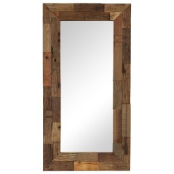 Miroir Bois de récupération massif 50 x 110 cm  