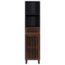 Buffet marron 38x34x160 cm bois massif de manguier 