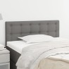 Tête de lit Gris foncé 100 x 5 x 78/88 cm Tissu 