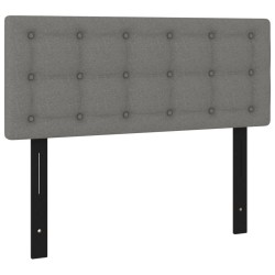 Tête de lit Gris foncé 100 x 5 x 78/88 cm Tissu 
