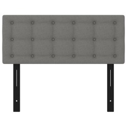Tête de lit Gris foncé 100 x 5 x 78/88 cm Tissu 