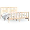Cadre de lit sans matelas bois massif de pin 160x200 cm 