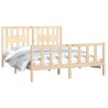 Cadre de lit sans matelas bois massif de pin 160x200 cm 