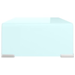 Meuble TV/Support pour moniteur 40x25x11 cm verre vert 
