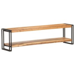 Meuble TV 150x30x40 cm Bois d'acacia massif 
