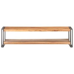 Meuble TV 150x30x40 cm Bois d'acacia massif 