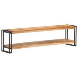 Meuble TV 150x30x40 cm Bois d'acacia massif 