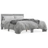 Cadre de lit sans matelas sonoma gris 140x200 cm 