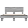 Cadre de lit sans matelas sonoma gris 140x200 cm 