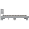 Cadre de lit sans matelas sonoma gris 140x200 cm 
