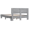 Cadre de lit sans matelas sonoma gris 140x200 cm 