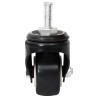 Roues pour jardinière 4 pcs noir 8x3,5x8 cm fer 