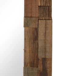 Miroir Bois de récupération massif 50 x 50 cm   