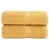 Serviettes d'invité de qualité supérieure SOLUND 2 pcs doré 