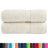 Serviettes d'invité de qualité supérieure SOLUND 2 pcs crème 