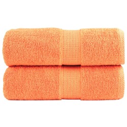 Serviettes d'invité de qualité supérieure SOLUND 2 pcs orange 