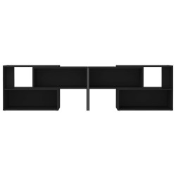 Meuble TV Noir 149x30x52 cm Bois d'ingénierie 